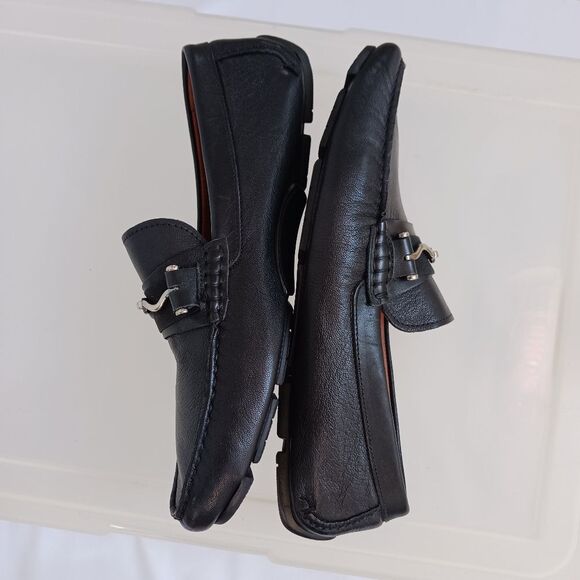 SECTION X Darion Leather Bit Buckle Driver Loafer Slip On Black Men\'s Size 8 NEW main image 6